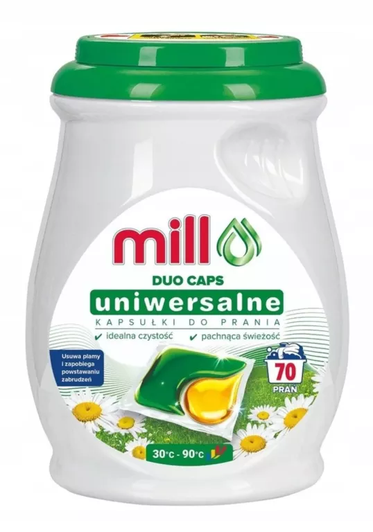 MILL KAPSUŁKI DO PRANIA UNIWERSALNE 70 SZT.