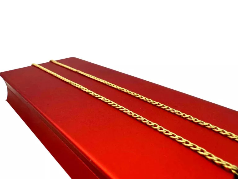 ZŁOTY ŁANCUSZEK PANCERKA PR:585 W:2.40 R:49CM