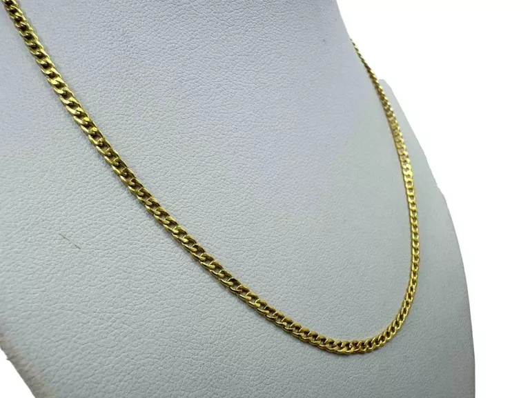 ZŁOTY ŁANCUSZEK PANCERKA PR:585 W:2.40 R:49CM