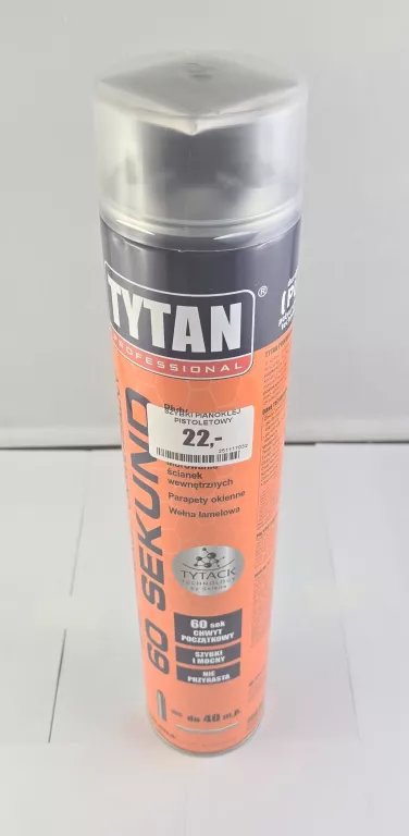 SZYBKI PIANOKLEJ PISTOLETOWY UNIWERSALNY TYTAN PROFESSIONAL 750 ML