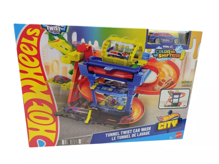 HOT WHEELS MYJNIA ODJAZDOWE ZAKRĘTY HNT80
