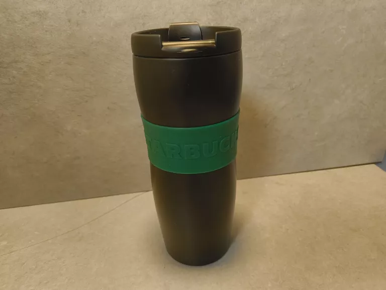 KUBEK TERMICZNY STARBUCKS CZARNO ZIELONY 354 ML