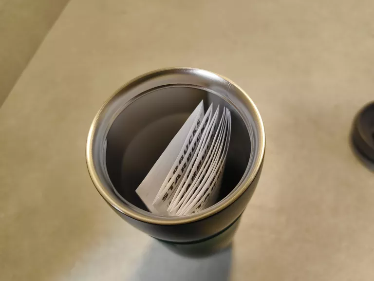 KUBEK TERMICZNY STARBUCKS CZARNO ZIELONY 354 ML