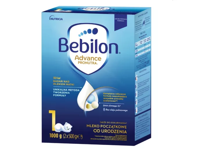 BEBILON 1 MLEKO MODYFIKOWANE ADVANCE PRONUTRA 1000 G