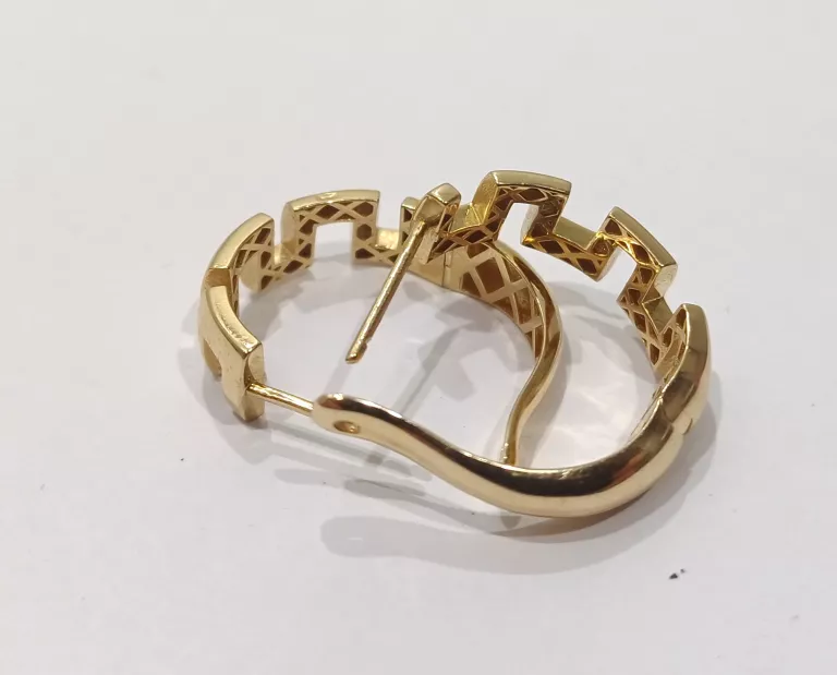 WYRÓB JUBILERSKI UŻYWANY ZŁOTE KOLCZYKI 585 5,55G