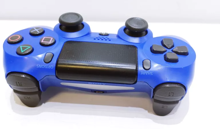 DWA PADY DO PS4 DUALSHOCK - NIEBIESKI I CZARNY PAD