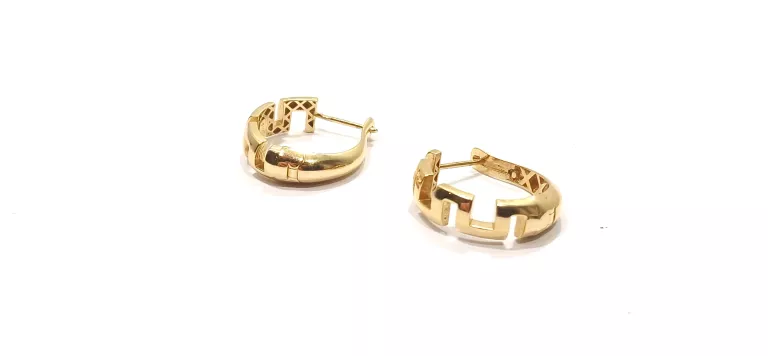 WYRÓB JUBILERSKI UŻYWANY ZŁOTE KOLCZYKI 585 5,55G