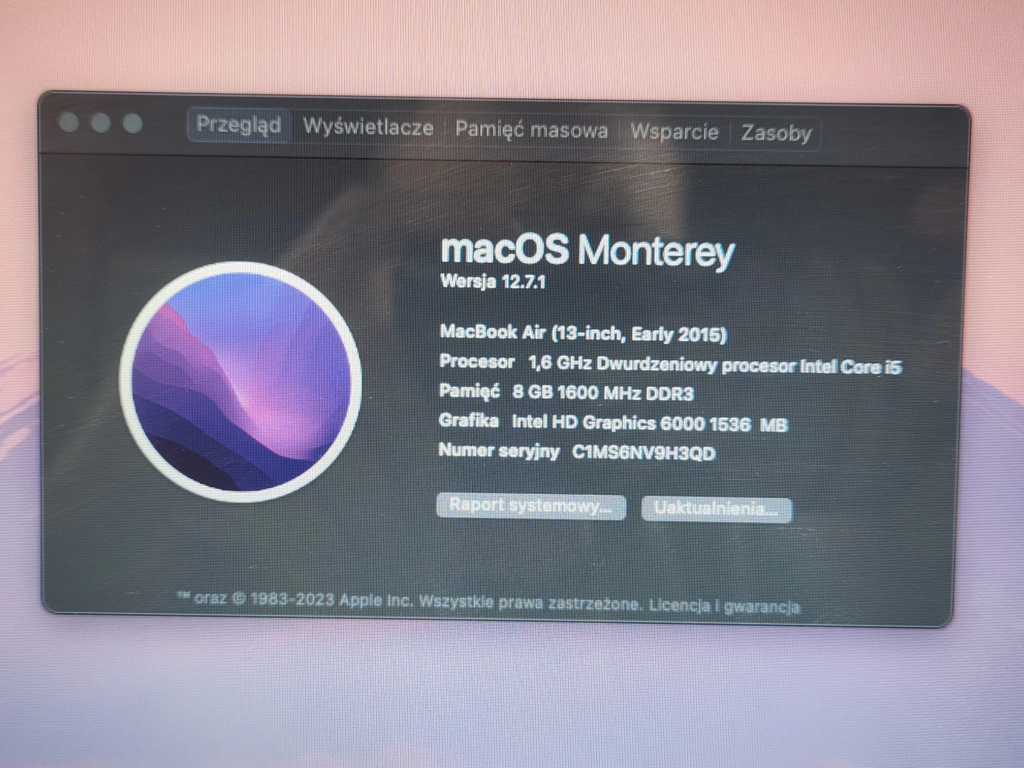 laptop-macbook-air-a1466-1288gb-2015r-pojemnosc-dysku-128