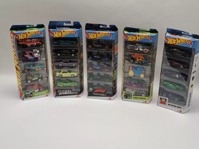 HOT WHEELS CITY PIĘCIOPAK ZESTAW