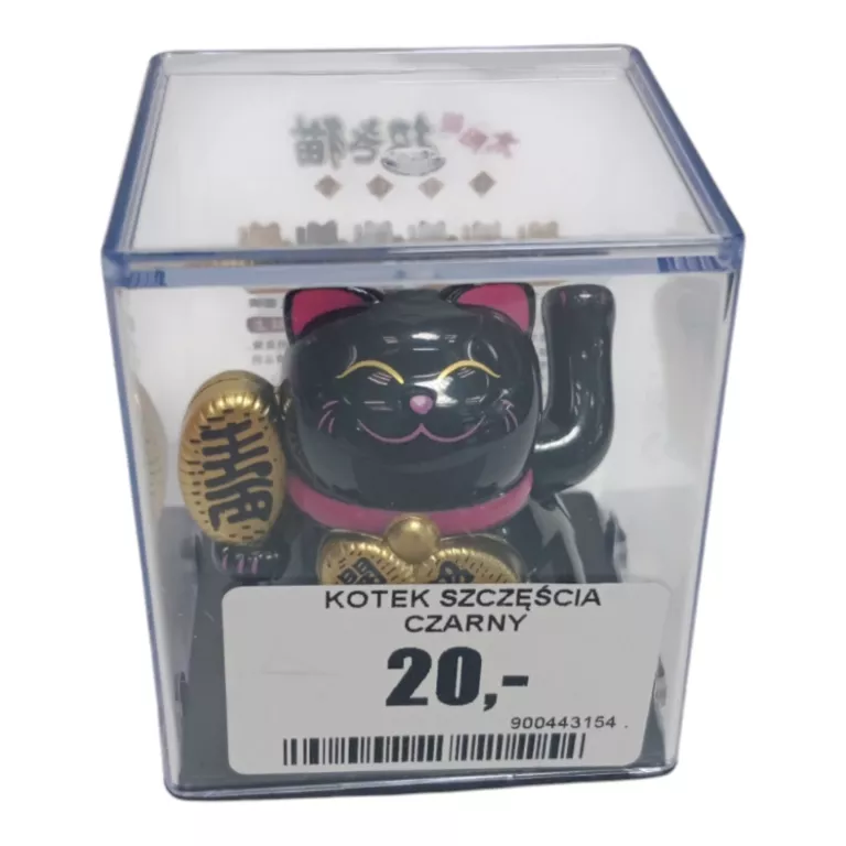 KOTEK SZCZĘŚCIA CZARNY