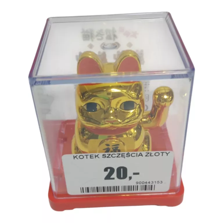 KOTEK SZCZĘŚCIA ZŁOTY