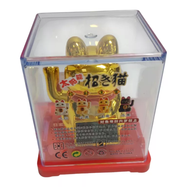 KOTEK SZCZĘŚCIA ZŁOTY