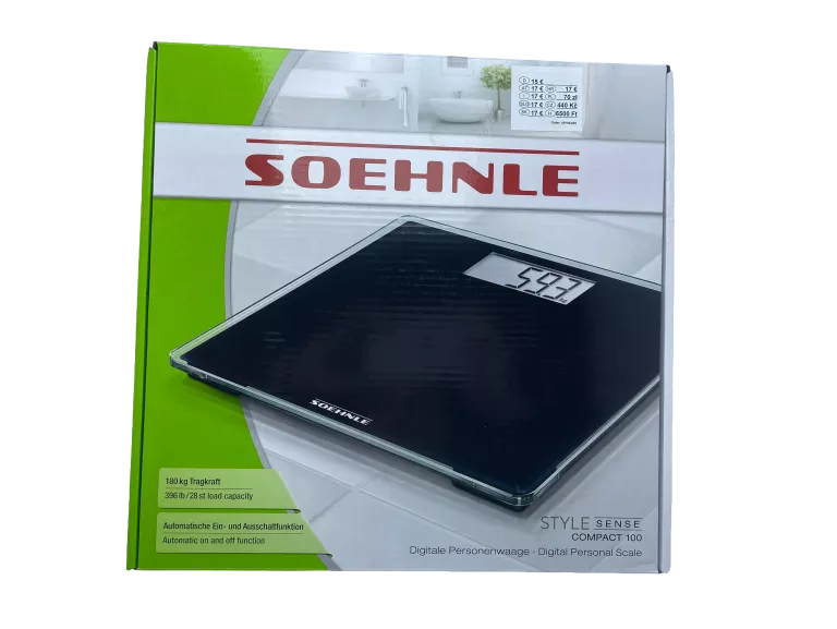 ELEKTRONICZNA WAGA ŁAZIENKOWA SOEHNLE