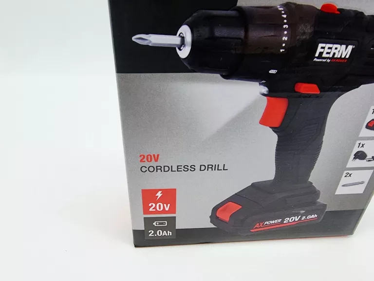 WKRĘTARKA AKUMULATOROWA FERM 20V MOCNA ZESTAW Z AKU