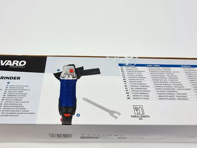 SZLIFIERKA KĄTOWA VARO VAR10084/25