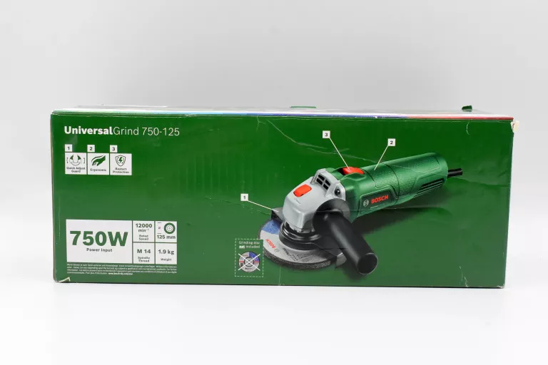 SZLIFIERKA KĄTOWA BOSCH UNIVERSALGRIND 750-125 750W 125MM