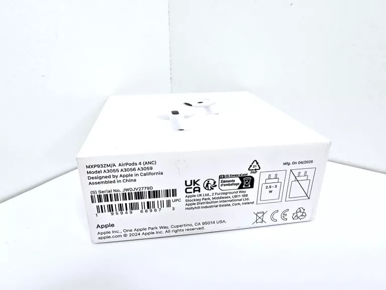 SŁUCHAWKI APPLE AIRPODS 4 (MXP63ZM/A)