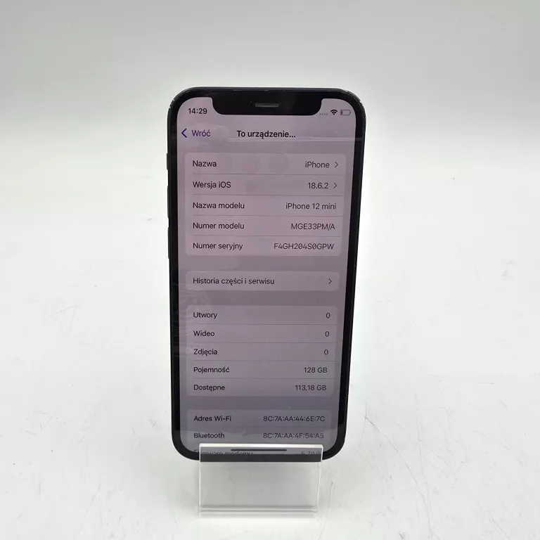 TELEFON IPHONE 12 MINI 128GB 75%
