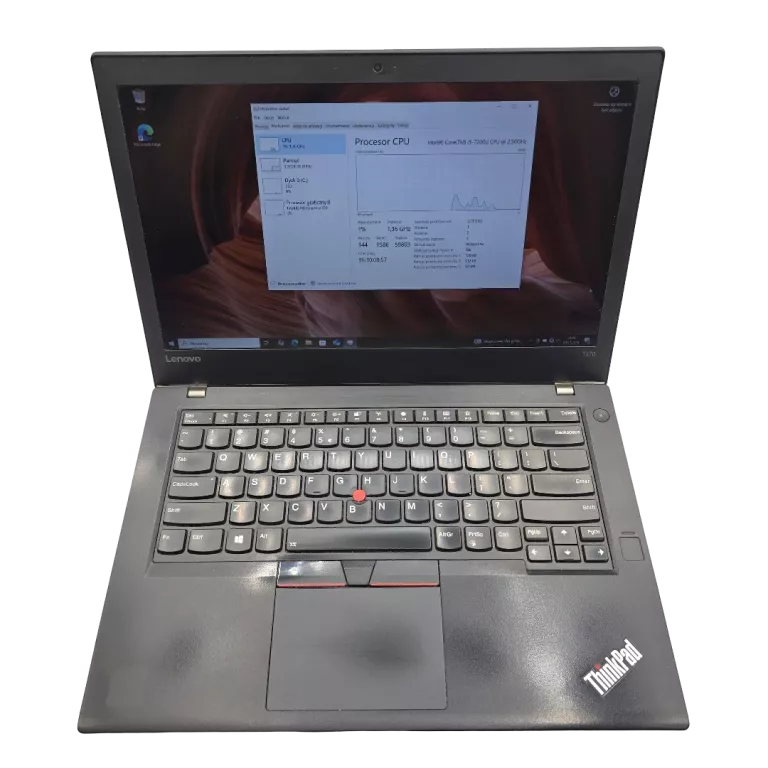 LAPTOP LENOVO THINKPAD T470 14''FHD I5-7200U 8GB SSD256GB W10