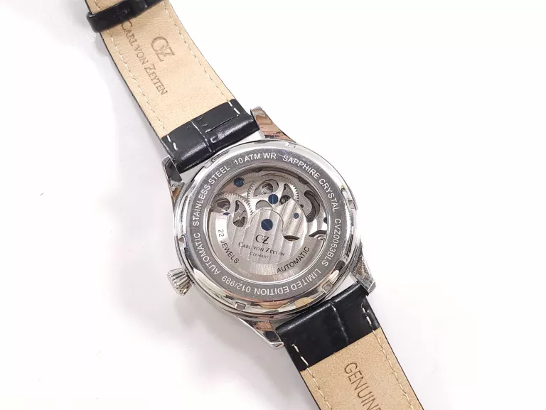 ZEGAREK MĘSKI CARL VON ZEYTEN AUTOMATIC CVZ0063BLS