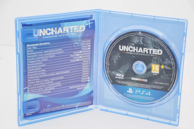 GRA NA PS 4 UNCHARTED ZAGINIONE DZIEDZICTWO
