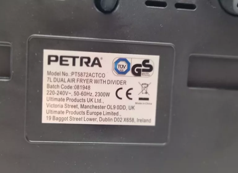 PETRA AIR FRYER PT5872ACTCO