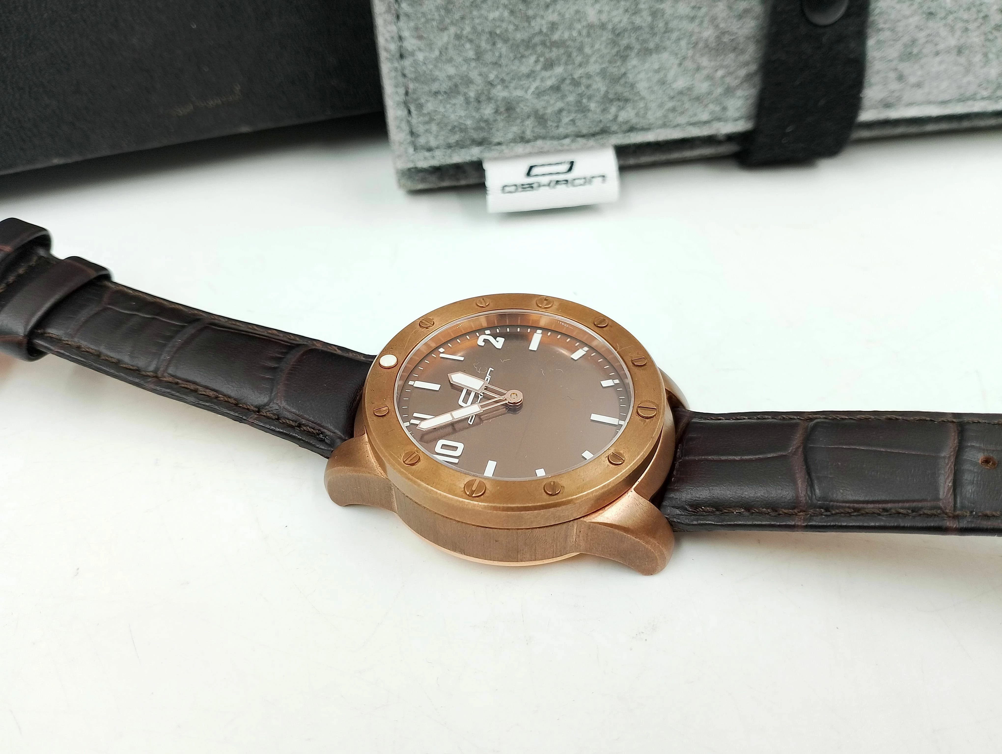 zegarek-oskron-patyna-lady-brazowa-okazja-stan-11323-2