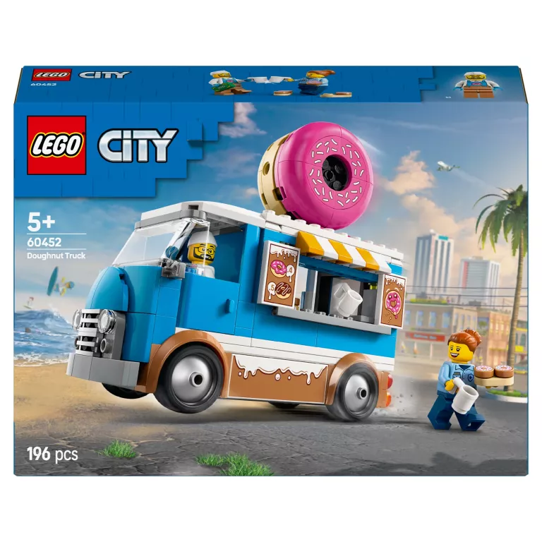 LEGO CITY 60452 MIASTO CIĘŻARÓWKA Z PĄCZKAMI USZKODZONY KARTON