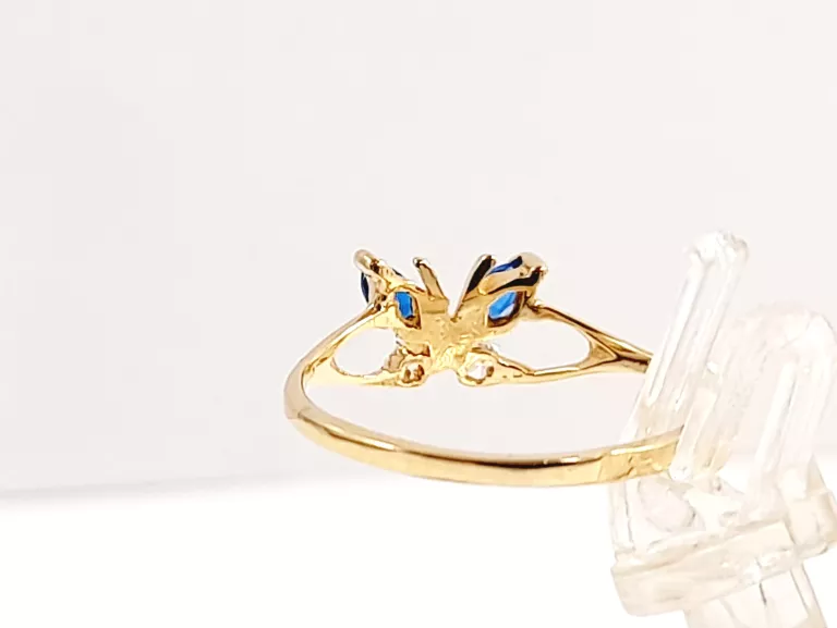 ZŁOTY PIERŚCIONEK MOTYLEK P585 0,98G R9