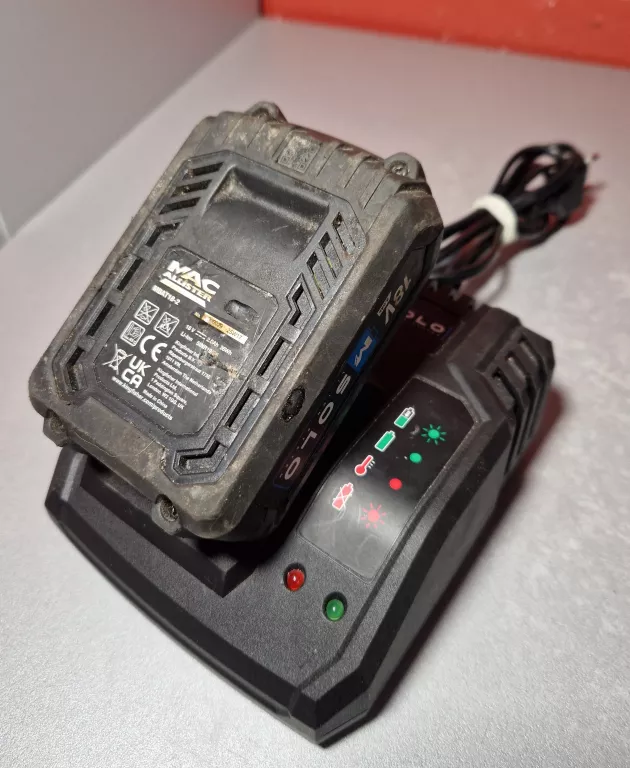 WKRĘTARKA MACALLISTER MCD18-LI+ AKU 2AH +ŁADOWARKA+TORBA