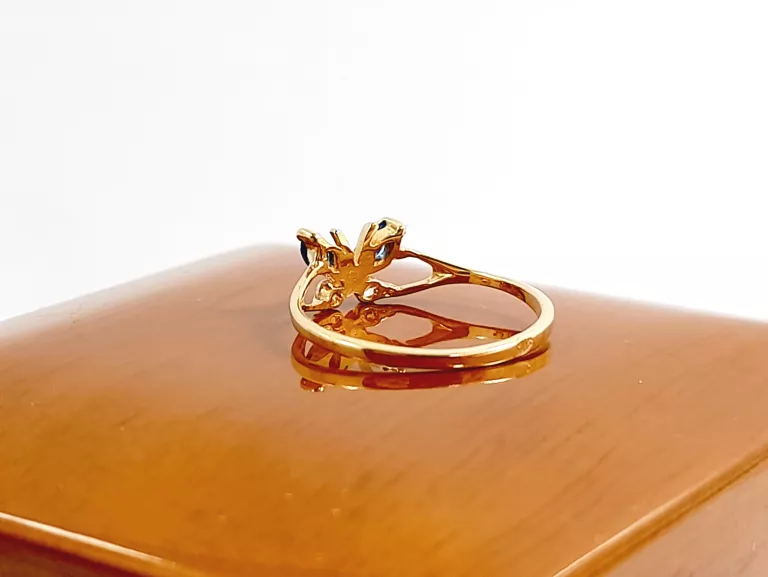 ZŁOTY PIERŚCIONEK MOTYLEK P585 0,98G R9