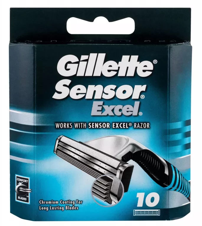 GILLETTE SENSOR EXCEL WKŁADY OSTRZA WYMIENNE-10SZT ORYGINAŁ