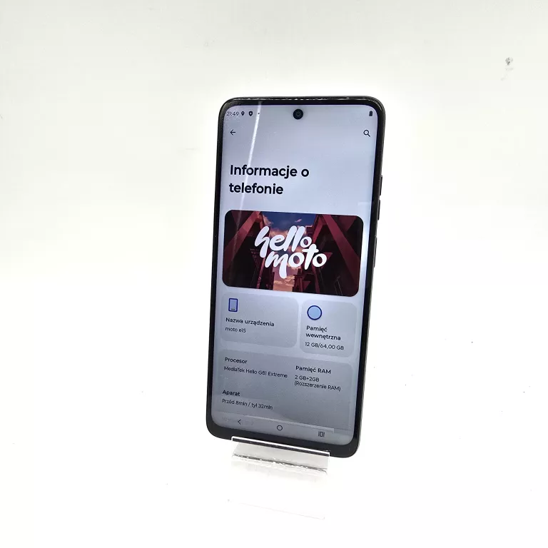 TELEFON MOTOROLA MOTO E15 2GB / 64GB