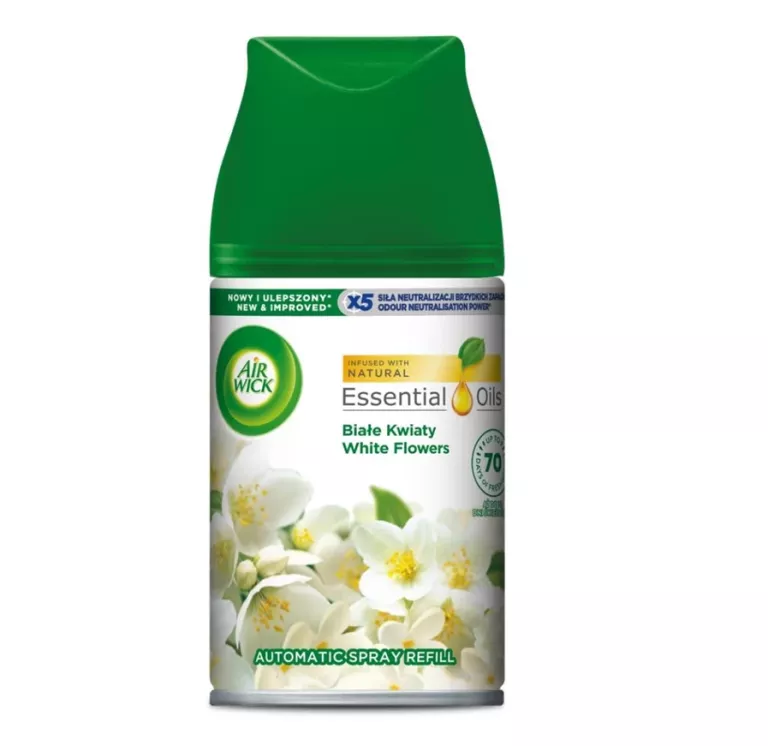 AIR WICK ZAPAS FRESHMATIC BIAŁE KWIATY WKŁAD FLOWERS 250ML