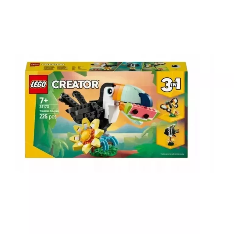 KLOCKI LEGO CREATOR 3W1 31173 DZIKIE ZWIERZĘTA: TROPIKALNY TUKAN