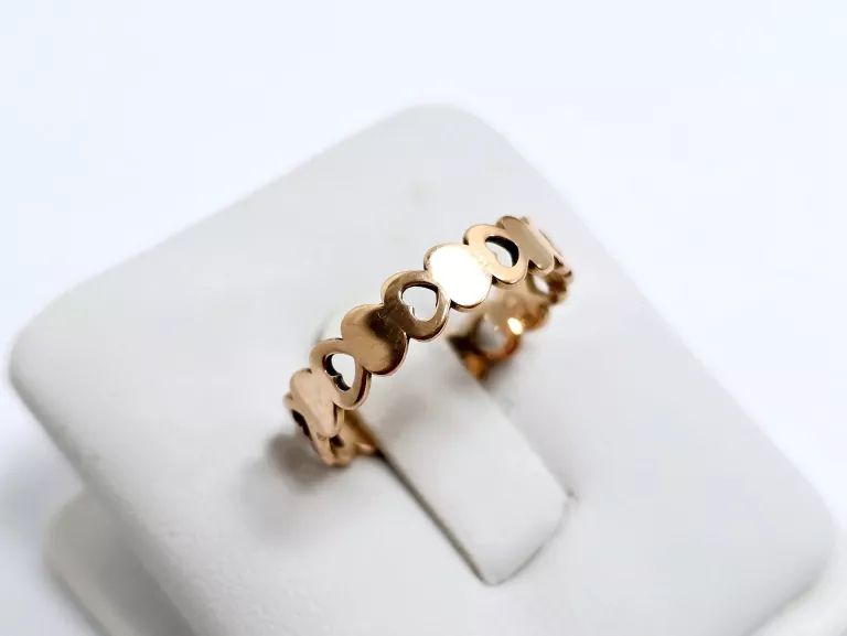 ZŁOTY PIERŚCIONEK 585 1,53G R:11