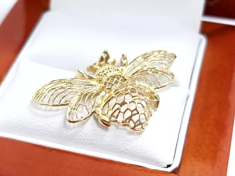 ZŁOTA ZAWIESZKA PSZCZOŁA  585  2,50G