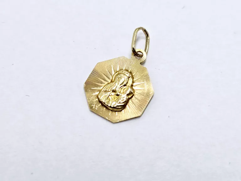 ZŁOTA ZAWIESZKA MATKA BOSKA 585 0,87G