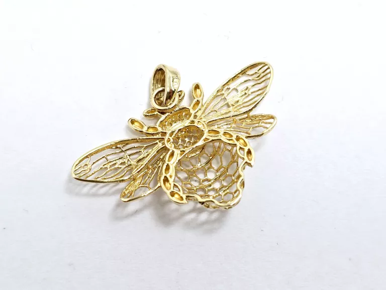 ZŁOTA ZAWIESZKA PSZCZOŁA  585  2,50G