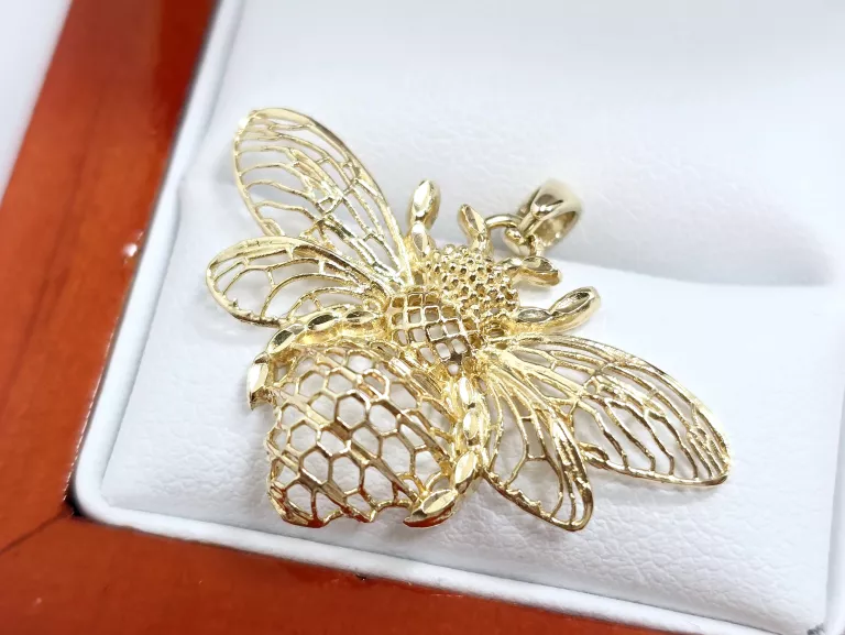 ZŁOTA ZAWIESZKA PSZCZOŁA  585  2,50G