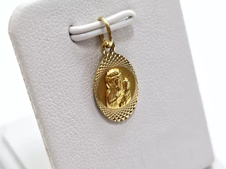 ZŁOTA ZAWIESZKA MATKA BOSKA 585 0,90G