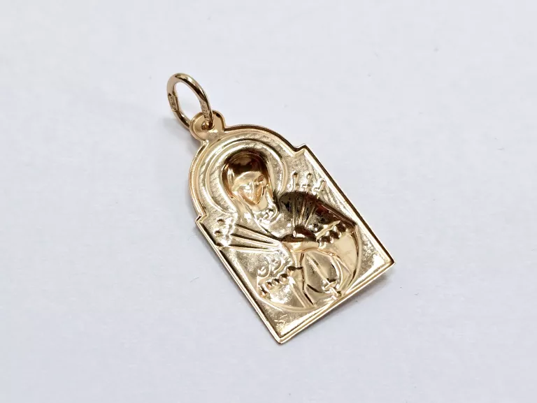 ZŁOTA ZAWIESZKA MATKA BOSKA 585 0,92G