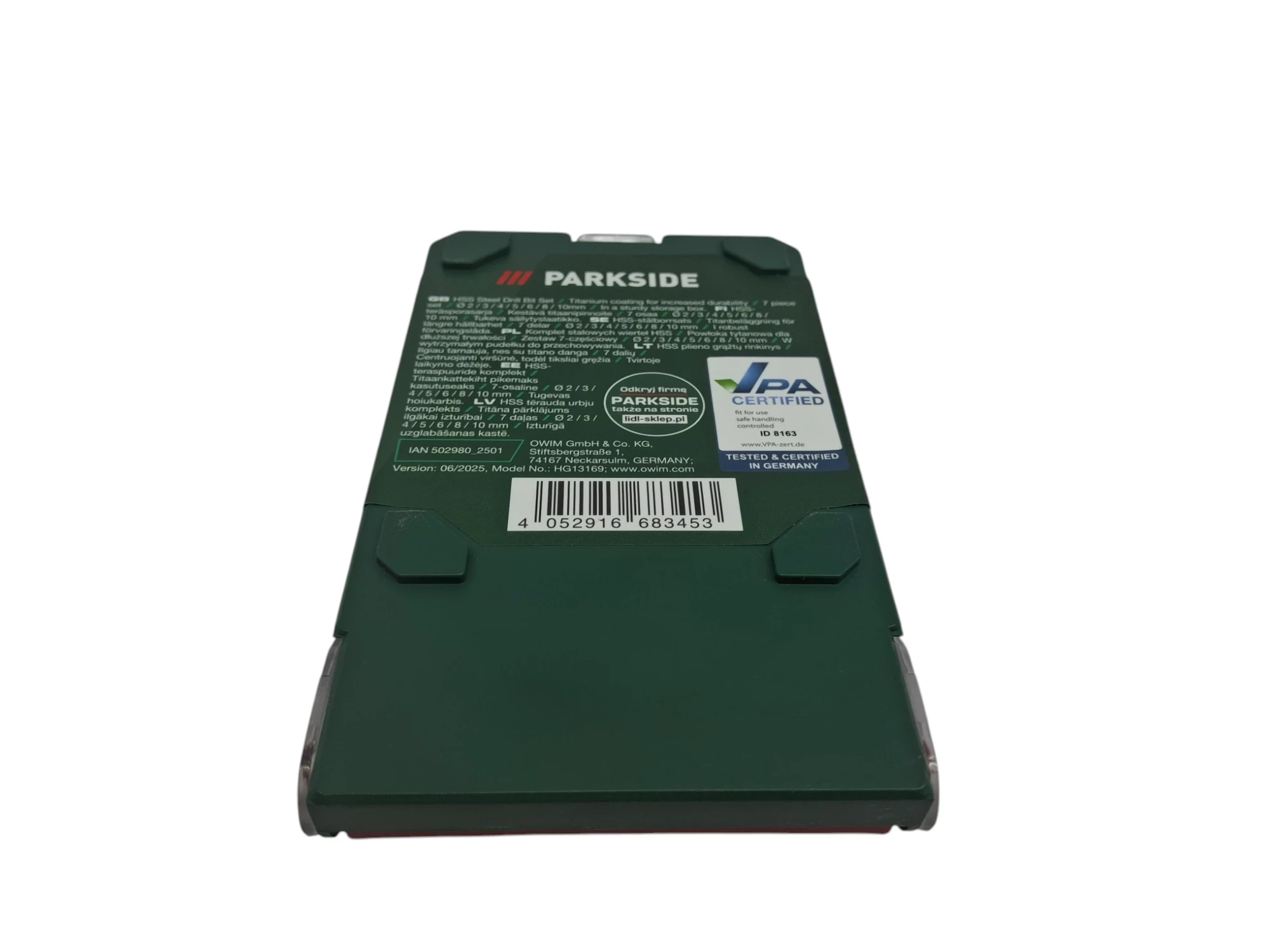 parkside-zestaw-wiertel-hss-steel-drill-bit-set-ean-gtin-4055334838771