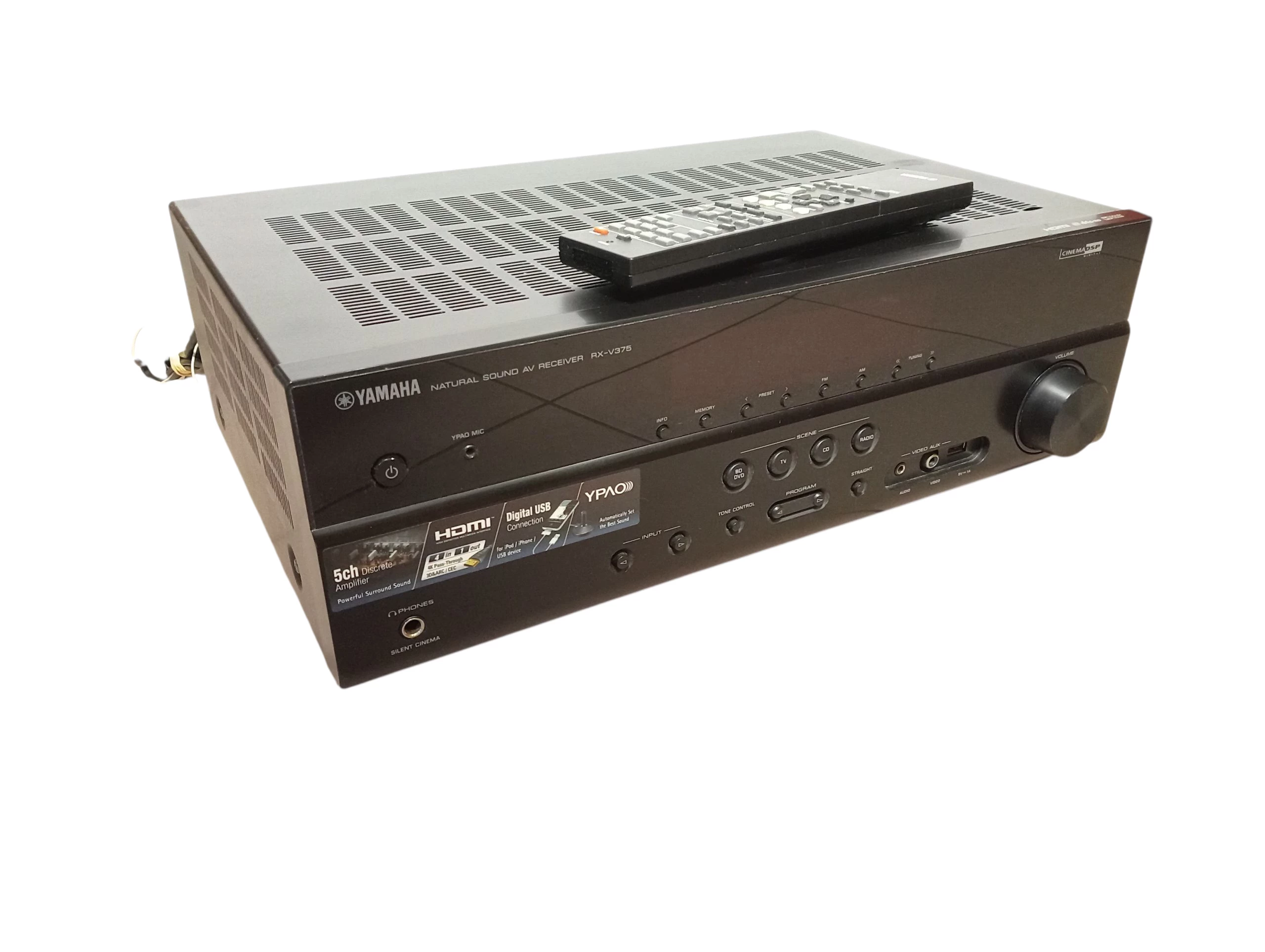 amplituner-kina-domowego-yamaha-rx-v375-pilot-ladny-stan-stan-11323-2