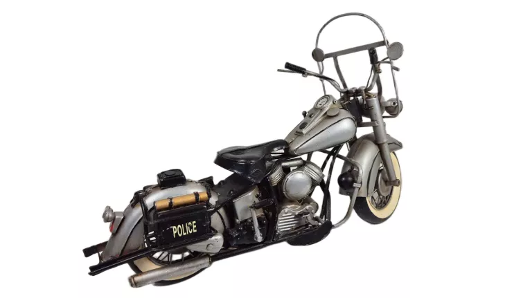 MOTOCYKL METALOWY POLICYJNY