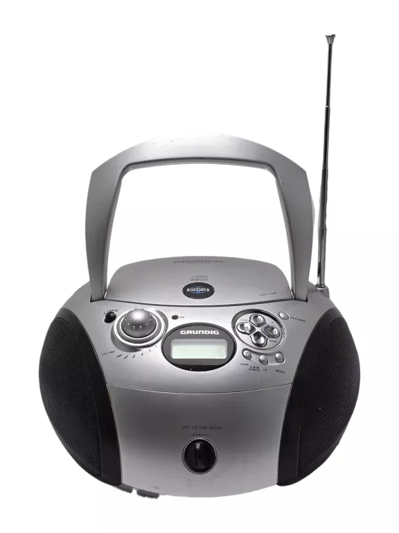 RADIOODTWARZACZ GRUNDIG RCD 1440 BLUETOOTH SREBRNY