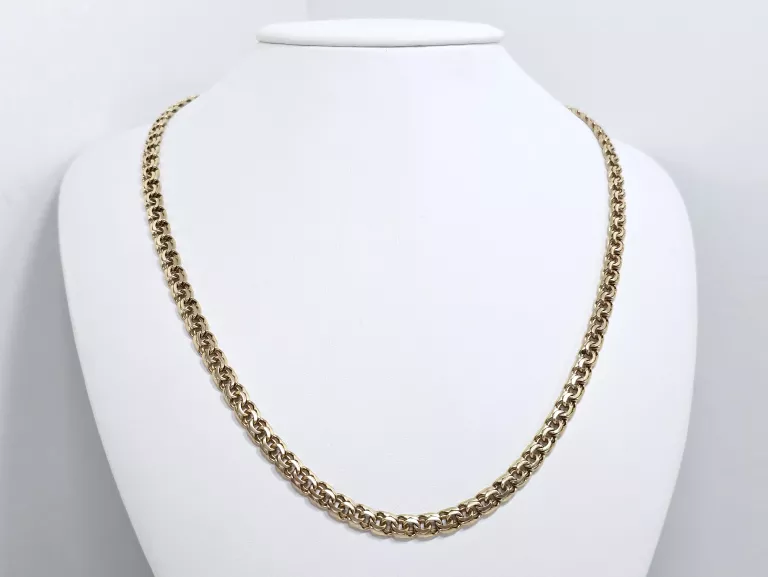 ZŁOTY ŁAŃCUSZEK GARIBALDI  585 35,13G R:57CM