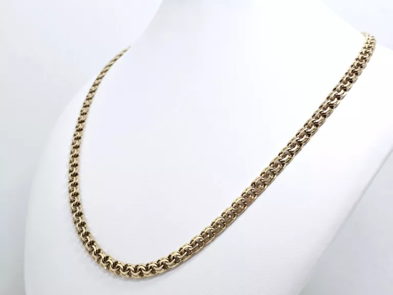 ZŁOTY ŁAŃCUSZEK GARIBALDI  585 35,13G R:57CM