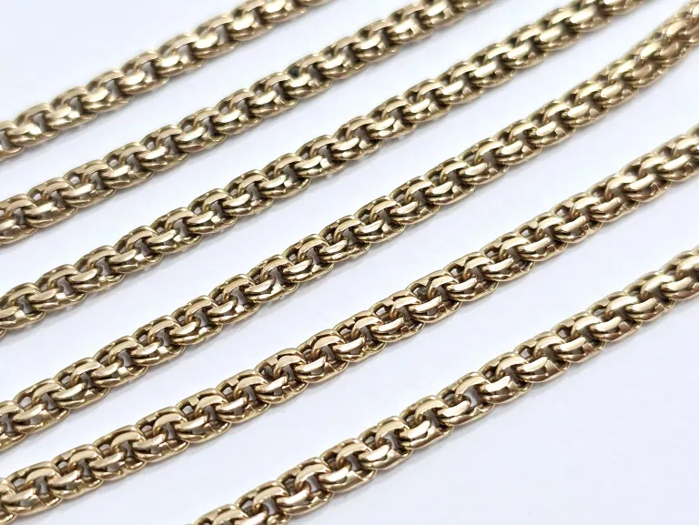 ZŁOTY ŁAŃCUSZEK GARIBALDI 585 14,41G R:54CM