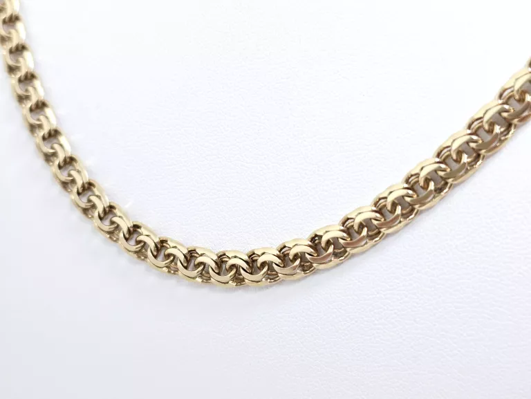 ZŁOTY ŁAŃCUSZEK GARIBALDI  585 35,13G R:57CM